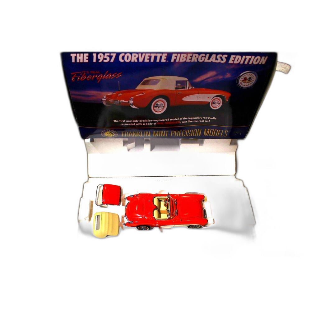 1957 Corvette 1:24 Scale Fiberglass Edition (Opened Box)COLLECTOR PORTFOLIO